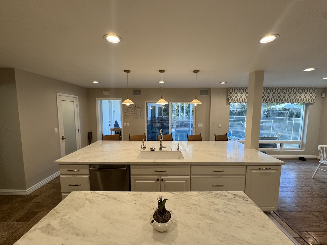 Home renovation interior work by Redden Concrete Inc